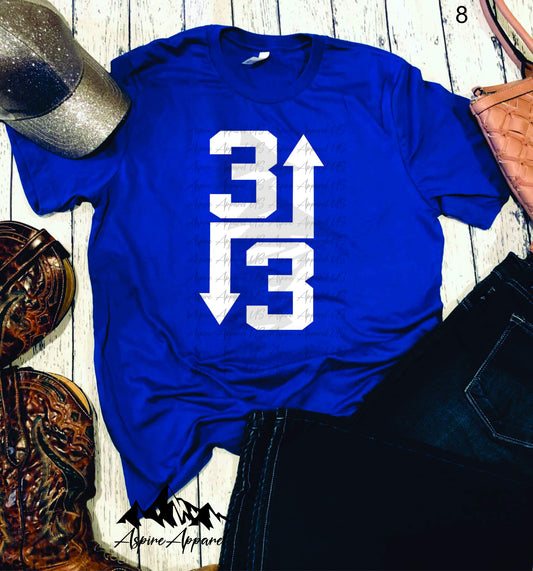 3UP3DOWN - Baseball Shirt  - Build Your Own Shirt
