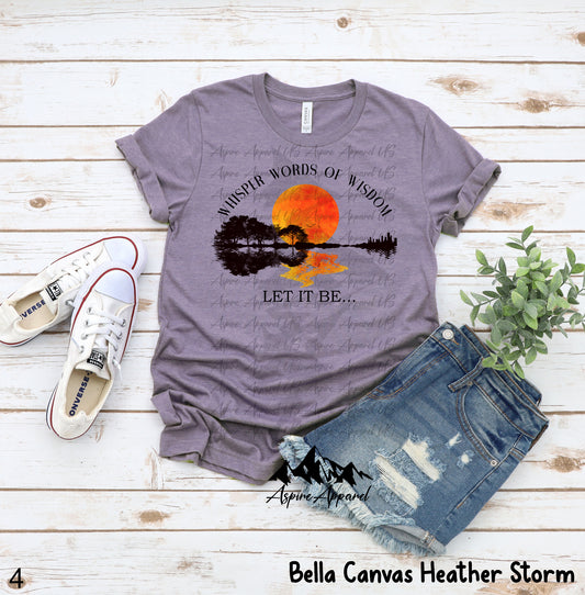 Let It Be Guitar Sunset - Build Your Own